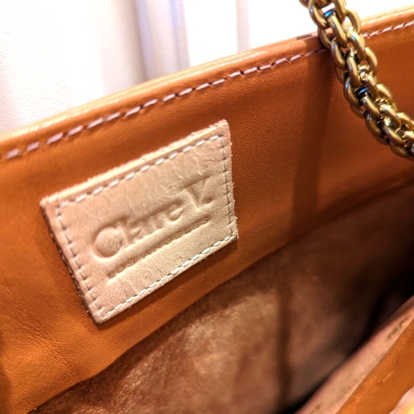 Clare V Delphine shoulder bag Cuoio leather grommets dust bag - Picture 5 of 12